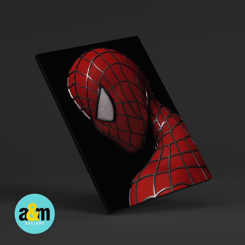 Pajangan Dinding Kamar SPIDERMAN I Hiasan Dinding Kamar SPIDERMAN I Poster Kayu Superhero Dekorasi Kamar - A&amp;M