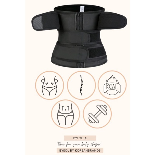 Korean Brands Byeol PostPartum Body Shape Corset - Byeol-a (KORSET MELAHIRKAN RESLETING WAIST SHAPER