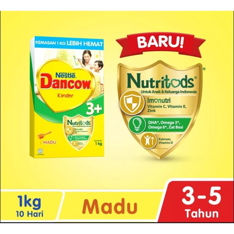 

Dancow 3+ Madu 1Kg