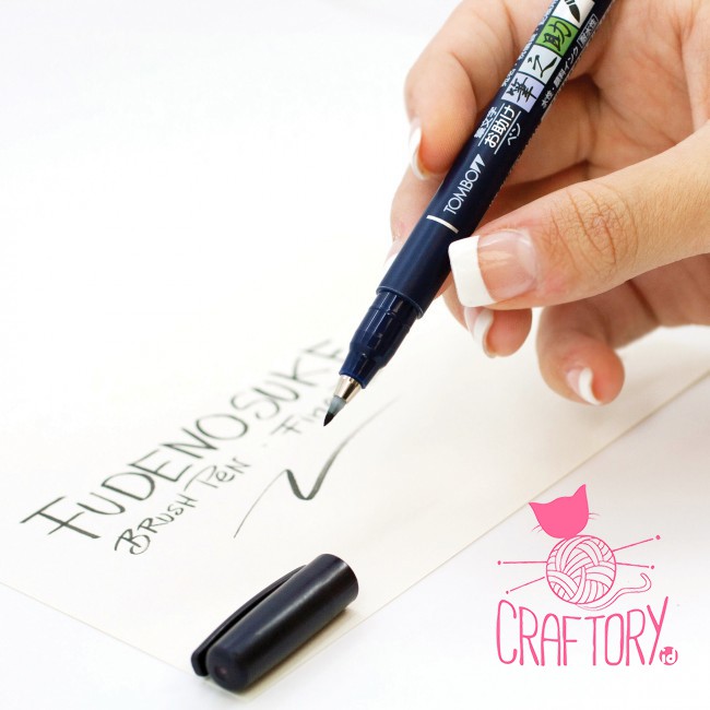 

Tombow Fudenosuke Brush Pen Soft Pena Kaligrafi Calligraphy GCD-112