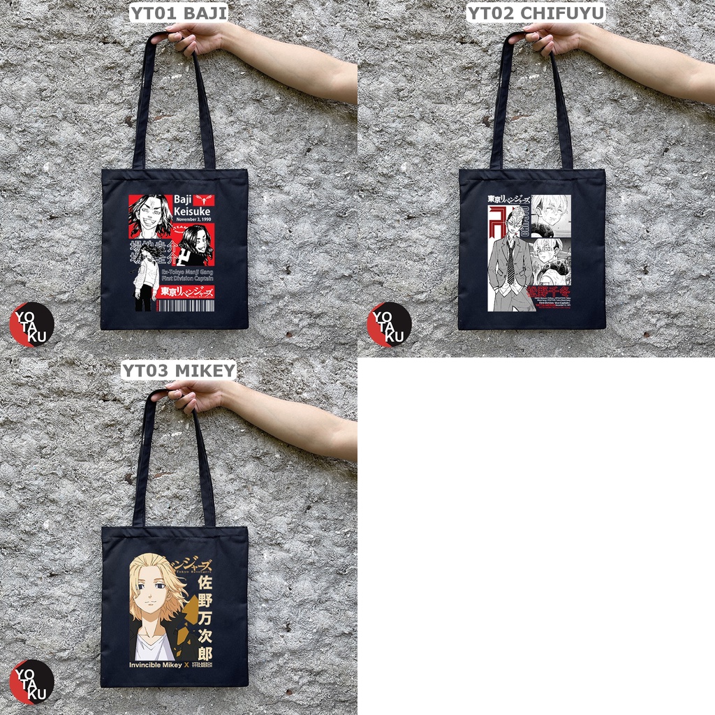 Tas Tote Bag Anime Tokyo Revenger Baji Chifuyu Mikey
