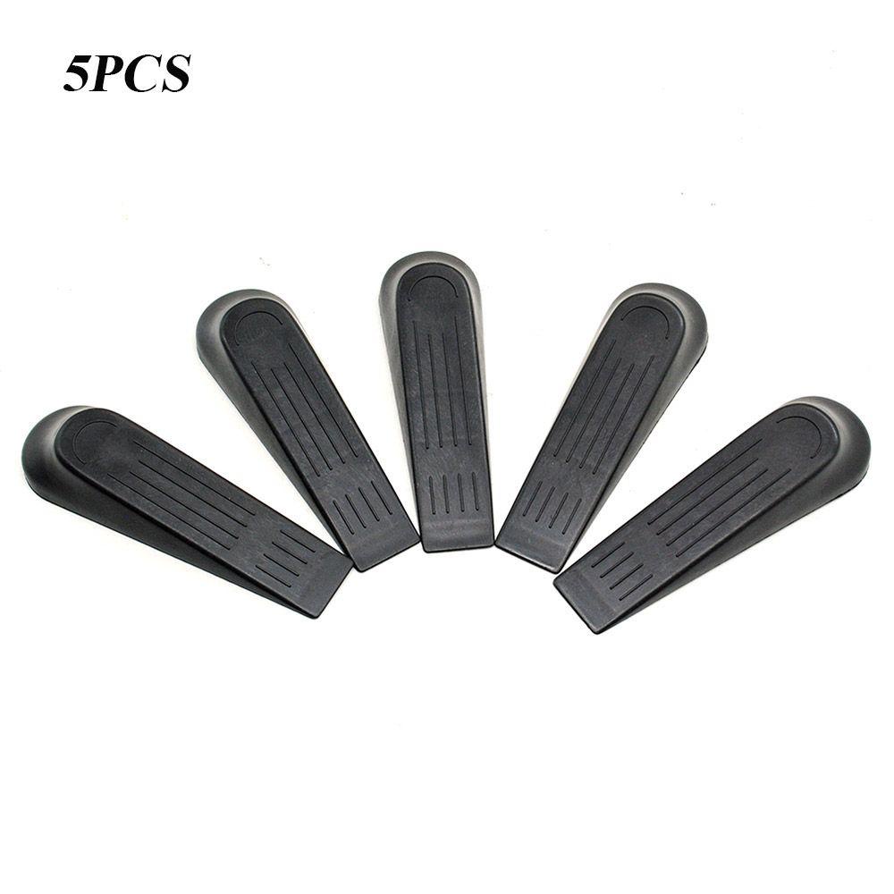 TOP 5pcs Door Stopper Brankas Plastik Rumah Hitam