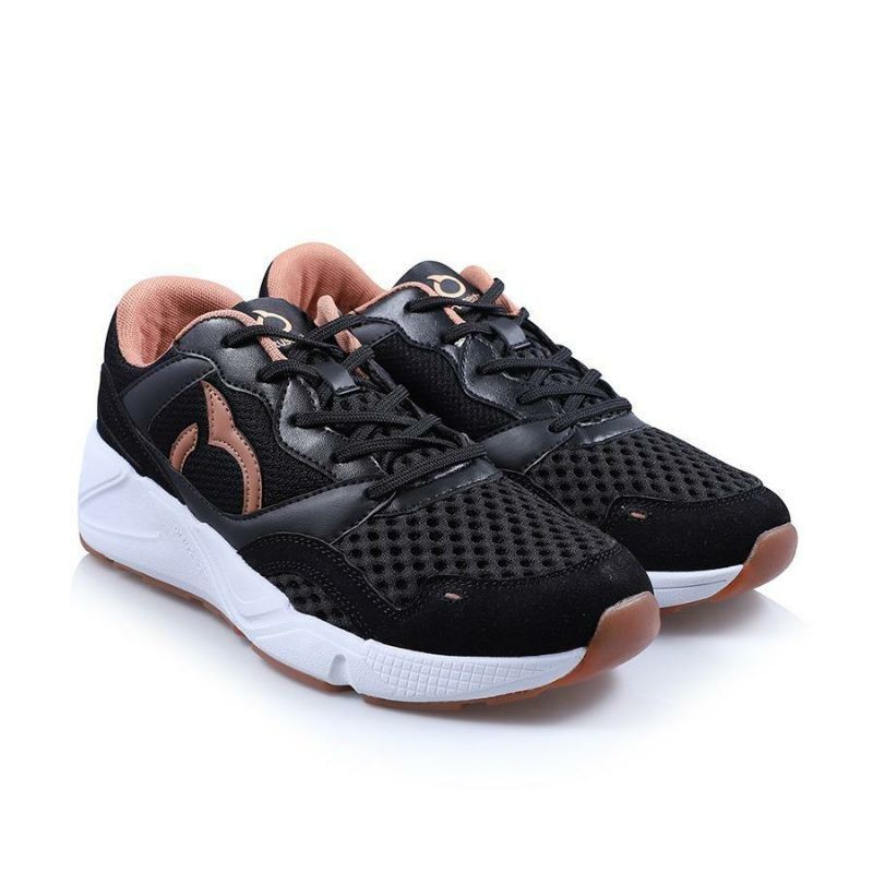 SEPATU SNEAKERS RUNNING ORTUSEIGHT ANDROMEDA - Black Bronze White (100% ORIGINAL)