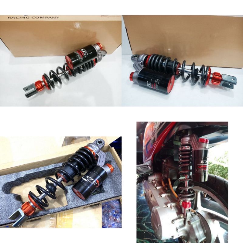 shock shockbreaker copi ktc tabung atas hitam 310/330mm Mio Mio j Mio m3 mio soul gt 125 lexi freego beat vario125/150 fazzio Scoopy genio gear125