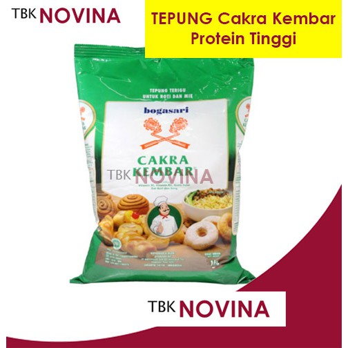 TEPUNG CAKRA KEMBAR PROTEIN TINGGI 1KG