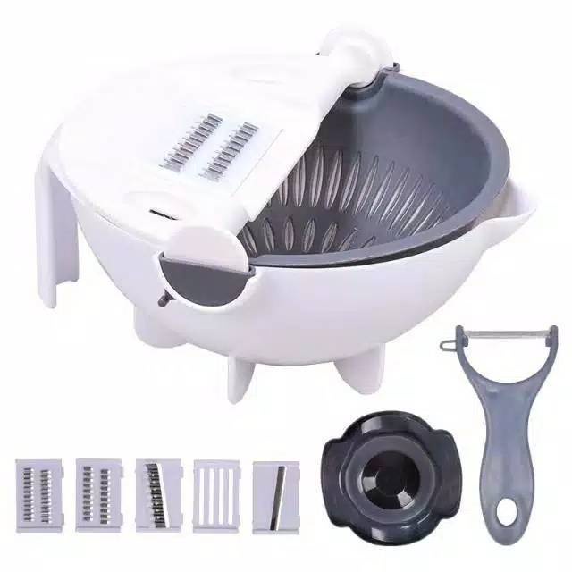 [BISA COD] Parutan Magic Slicer 9 in 1 / Parutan / Baskom Multifungsi Serbaguna