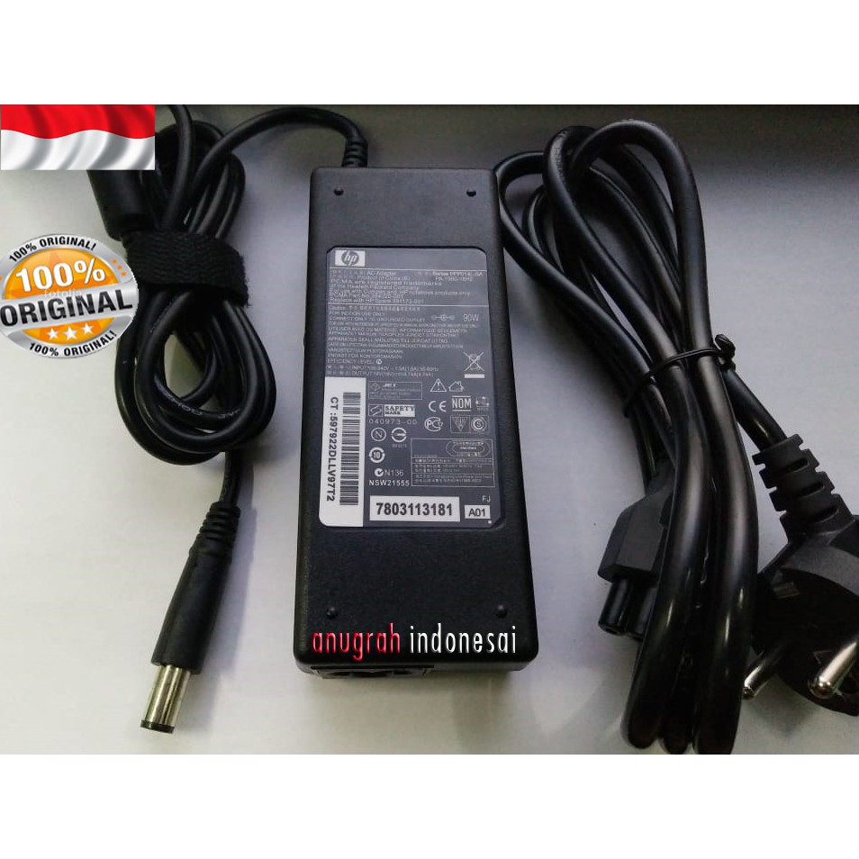 Adaptor Charger Laptop Original HP ELITEBOOK 8530P, 6930p (19V~4.74