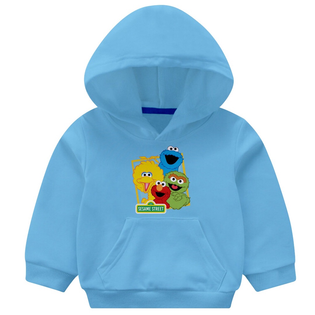 HOODIE ANAK SESAME STREET - ANAKA LEMBUT PREMIUM