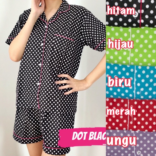 baju tidur piama hotpen/celana pendek katun jepang