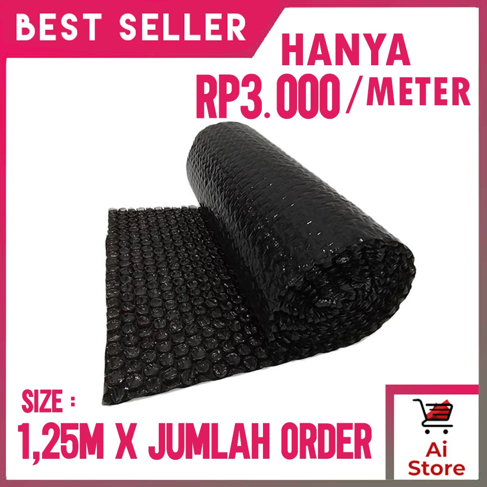 

BUBBLE WRAP METERAN (1,25M x JUMLAH ORDER METER) HITAM
