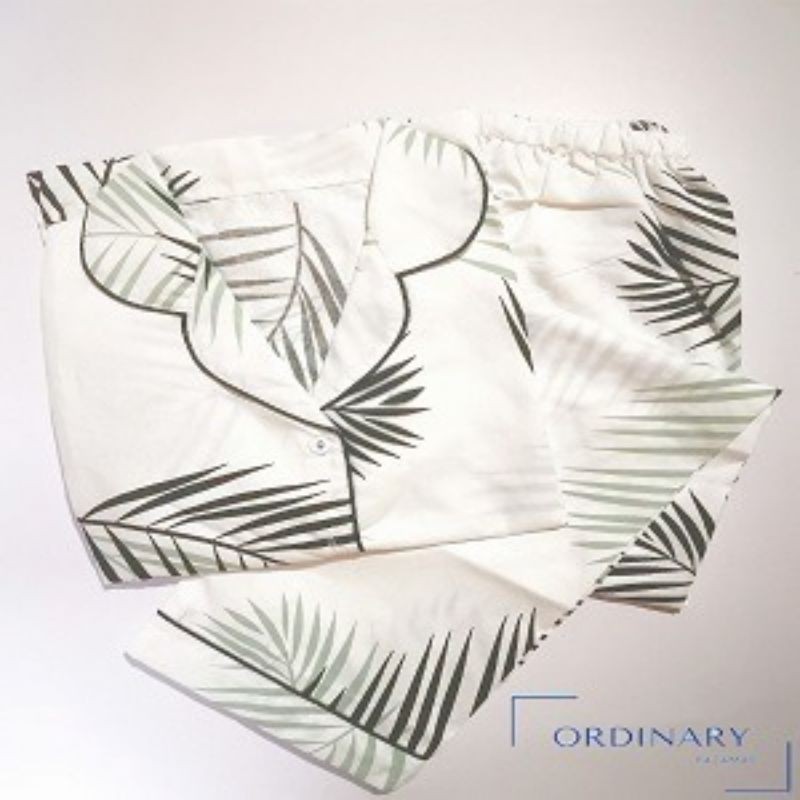 SET PIYAMA CANTIK~SET PIYAMA BIG COCO DAUN DENGAN MOTIF KEKINIAN BAHAN HALUS DAN LEMBUT