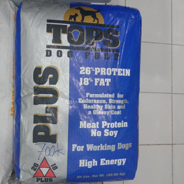 TOPS DOG FOOD 22KG | Shopee Indonesia