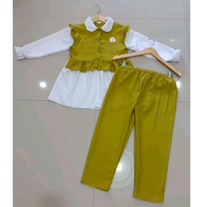 [PT. 668275] one set daisy baju anak perempuan stelan
