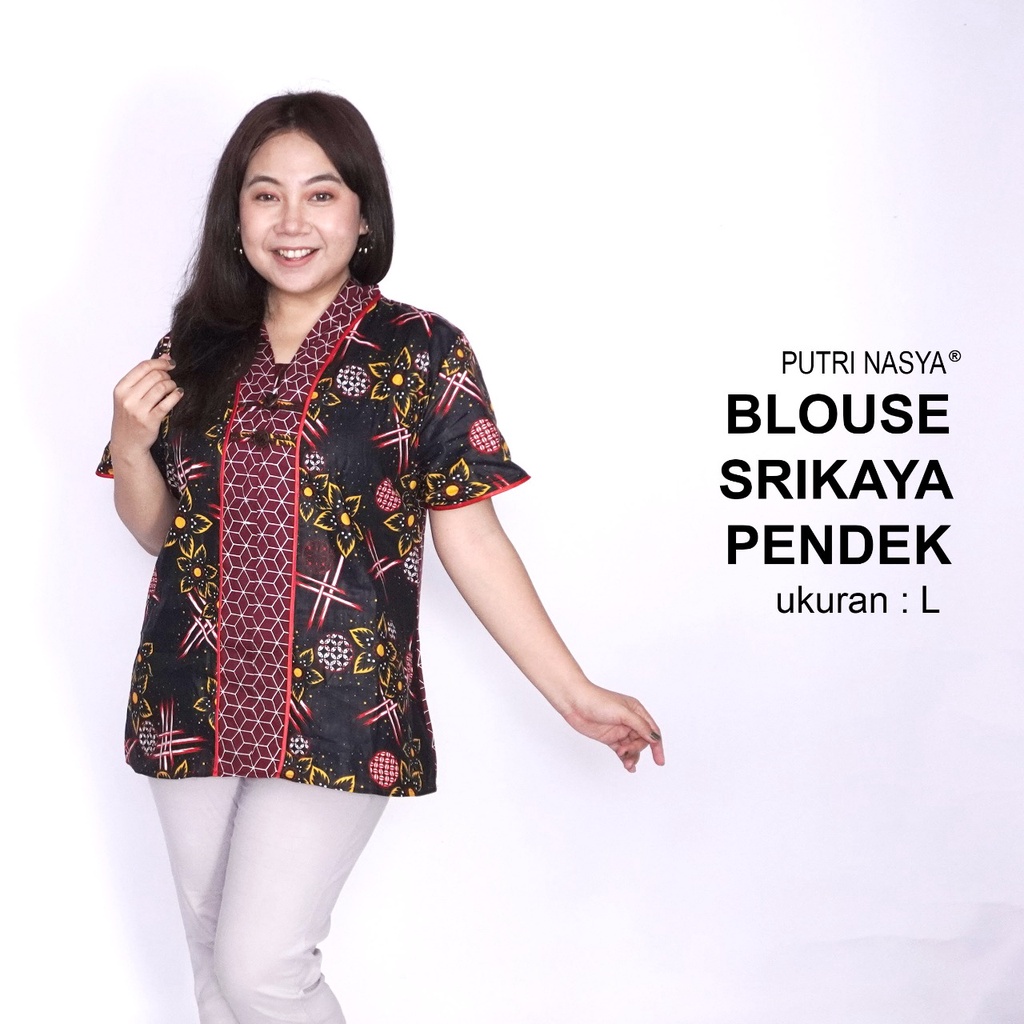 Blouse Big Size Batik Wanita Atasan Batik Lengkap S-M-L-XL-2L-3L-4L-5L-6L-7L Model Blus Jumbo Seragam Batik / Atasan Batik Bigsize Wanita / Pakaian Batik Kekinian Jumbo Kerja Kantor / Blus Batik Formal Wanita Model Terbaru Bahan Katun
