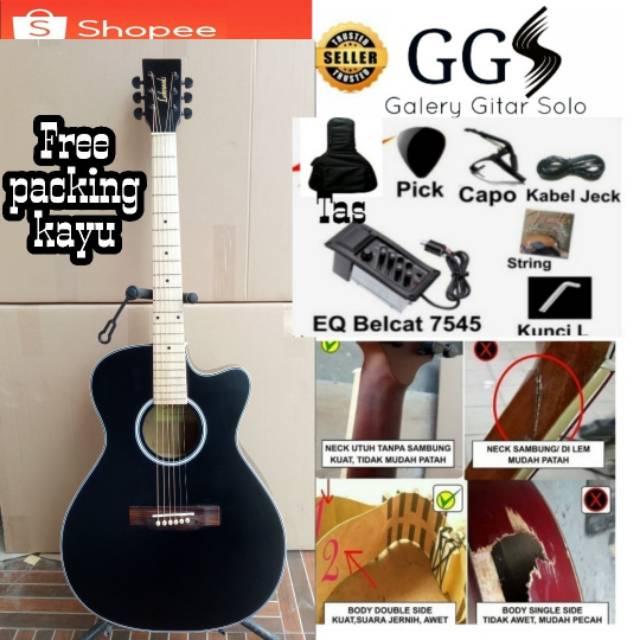 Gitar akustik elektrik Lakewood