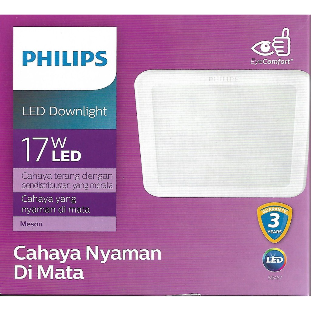 PHILIPS DOWNLIGHT LED MESON KOTAK 17 W