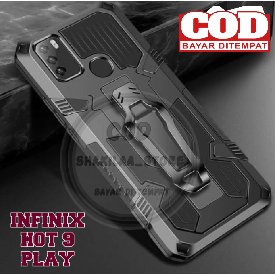 CHASING HANDPHONE  HARDCASE FOR INFINIX HOT 9 PLAY / hot 10 play STANDING