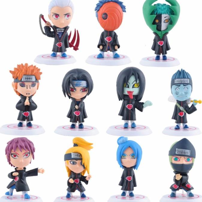 PROMO FIGURE // 11 PCS/SET FIGURE NARUTO ALL AKATSUKI ORIGINAL