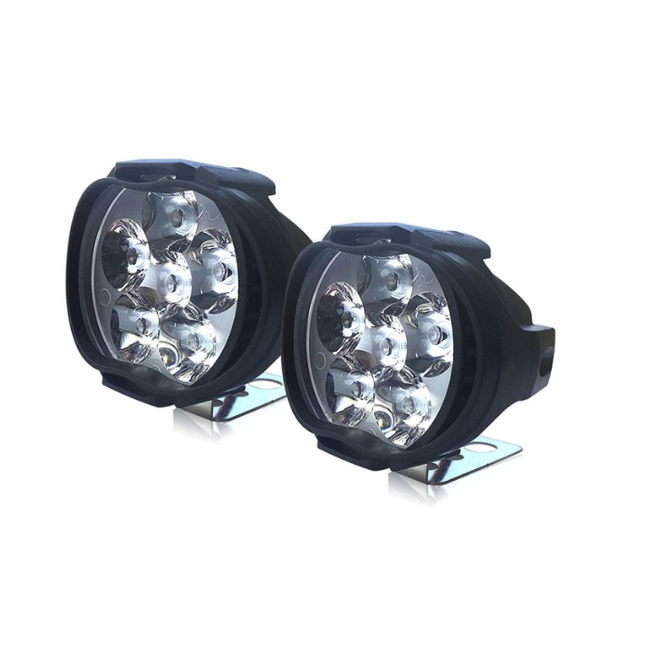 CNSUNNYLIGHT Lampu Tembak Motor LED High Beam 1000 Lumens 2 Pcs U5