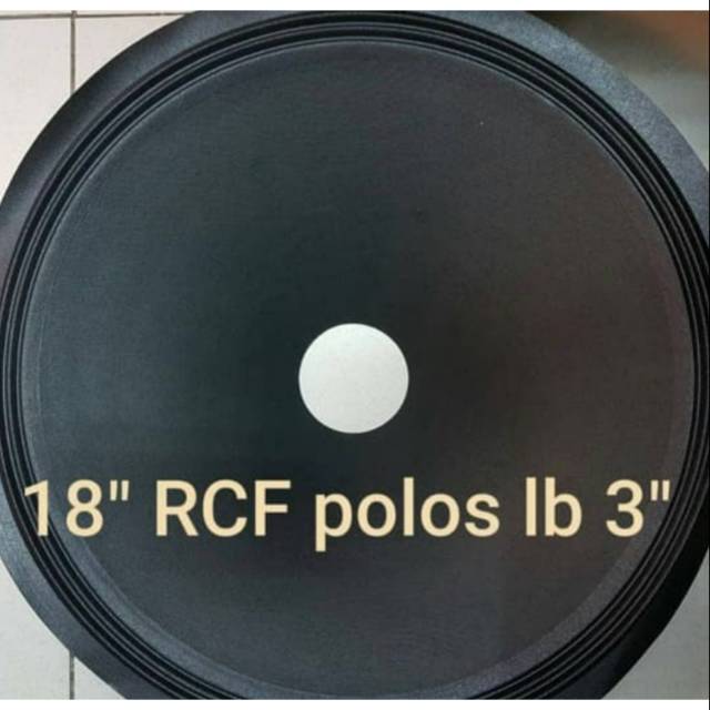 Daun Speaker 18 inch RCF polos Lubang 3 inch .2pcs