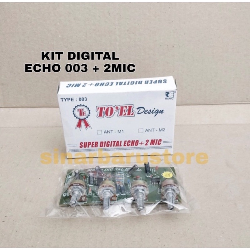 KIT Super Digital Echo + 2 Mic Ranic Type-003