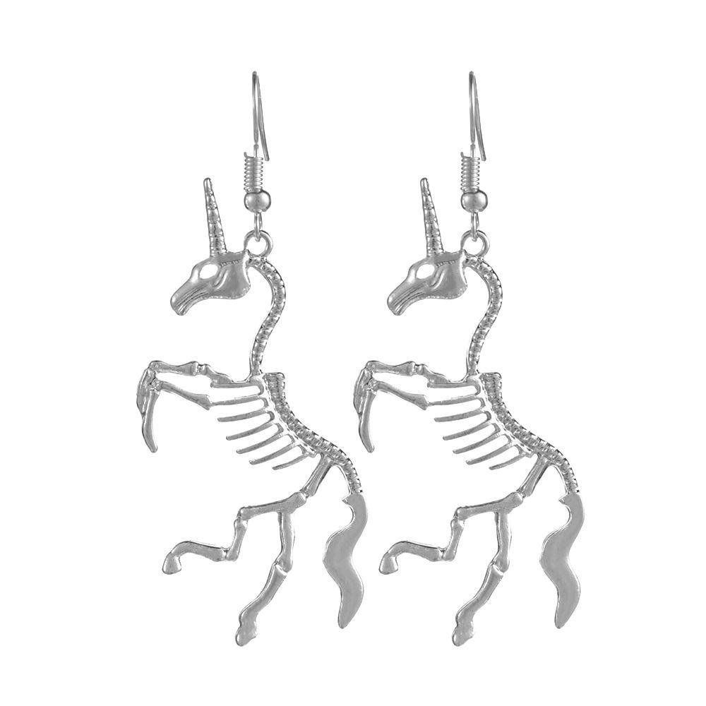 Lily Skeleton Drop Earrings Hot Wanita Hadiah Gadis Lady Menjuntai Anting