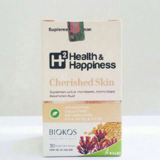 CHERISHED SKIN (KULIT KERING &BERKERUT)H2 HEALTH&HAPPINESS (KALBE&BIOKOS)ISI 30 KAPLET