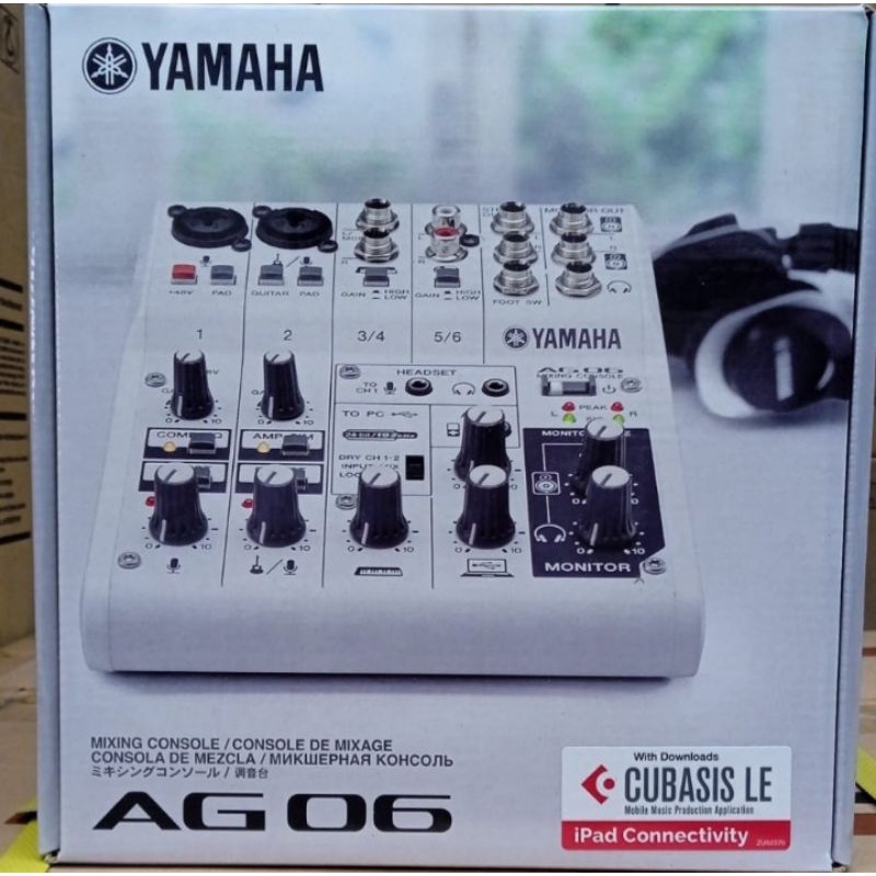 mixer audio yamaha AG 06 original yamaha