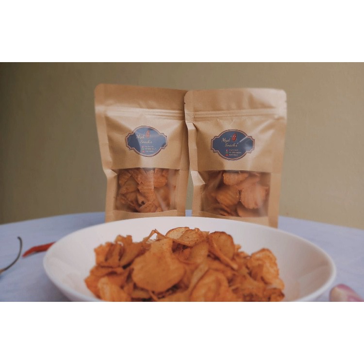 

KRIPSET/KRIPIK SINGKONG PEDAS/100 gr/RENYAH DAN GURIH