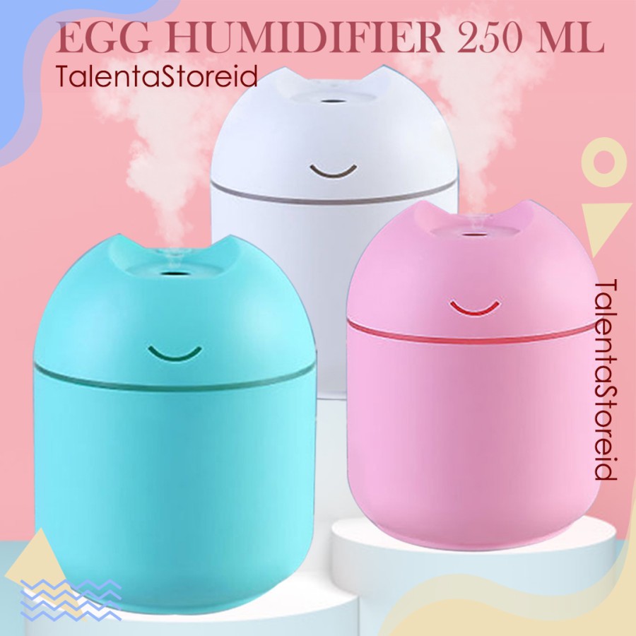 Humidifier Led Air Portable Pelembab Udara Desain Modern