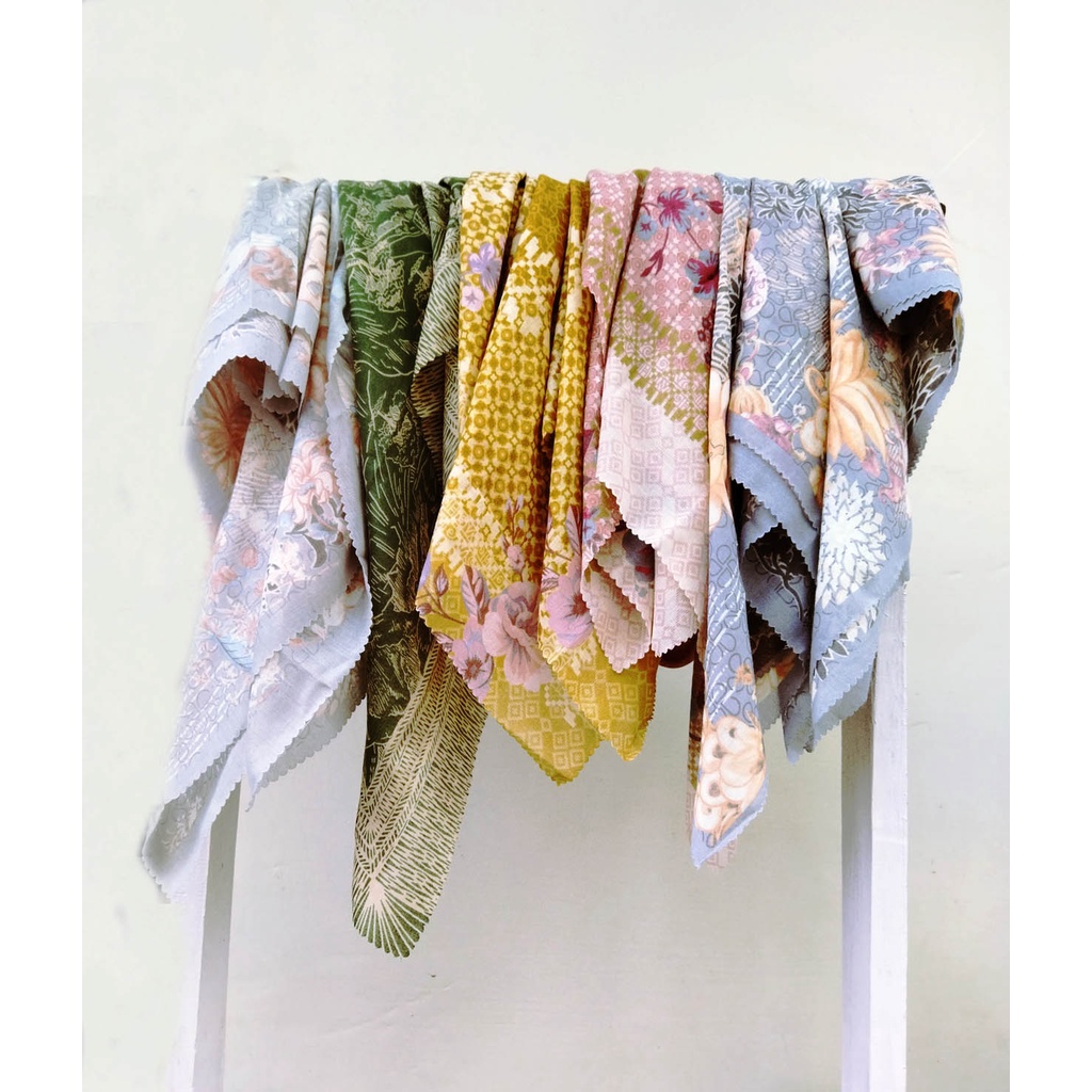 Rumah Wardah Hijab Segiempat Deenay Voal Premium Motif 1