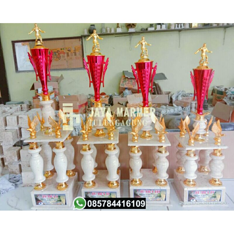 Set Piala Kaki 4 Marmer Tulungagung