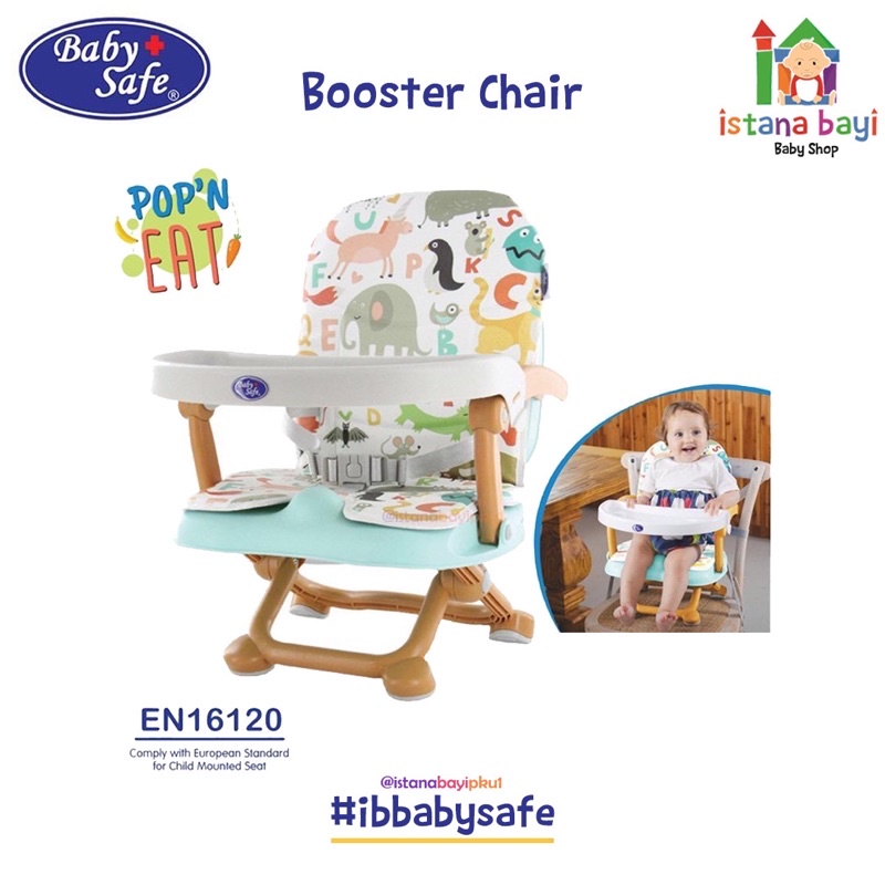 Baby safe Pop N Eat Booster Seat/Kursi makan anak