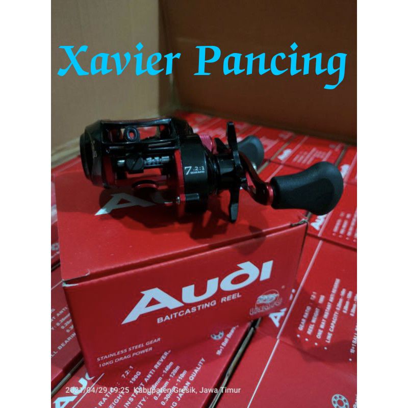 Reel BC AUDI 19+1 Ball Bearing Maks Drag 10kg Import & Kuat