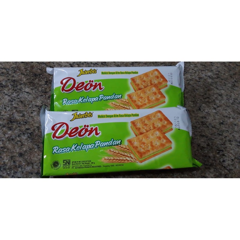 

interbis deon rasa kelapa pandan 200g