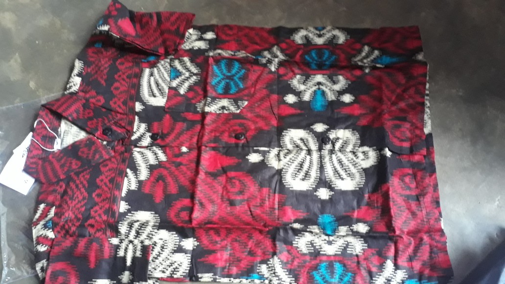 Couple Batik Ayah Anak Motif Kecubung Size Anak Terlengkap