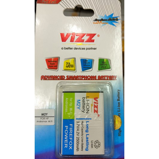 battery batere baterai mifi modem smartfren andromax M2Y merk vizz