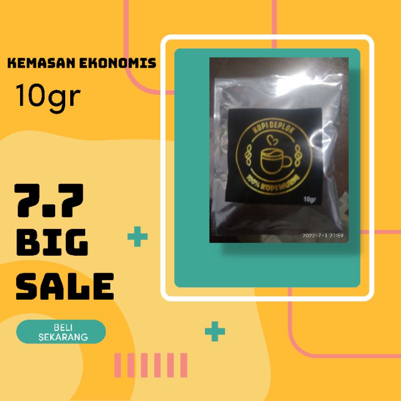 

kopi sachet murni tanpa campuran