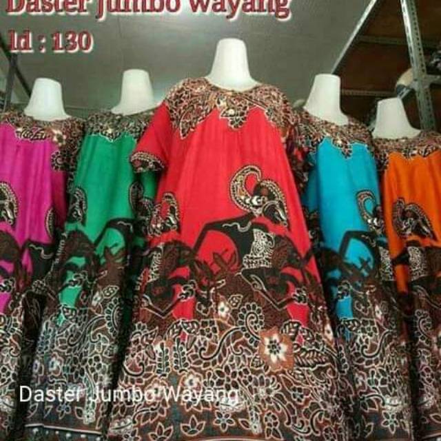 Daster jumbo wayang