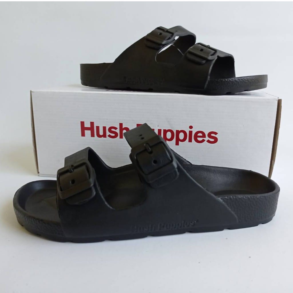 Sandal Korean Style Hush Puppies Sendal Cowok Sandal Pria Slipon