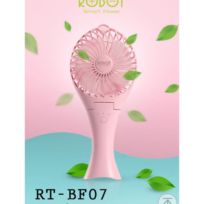 Robot kipas mini power bank RT-BF07 2000mah portable fan mini origina