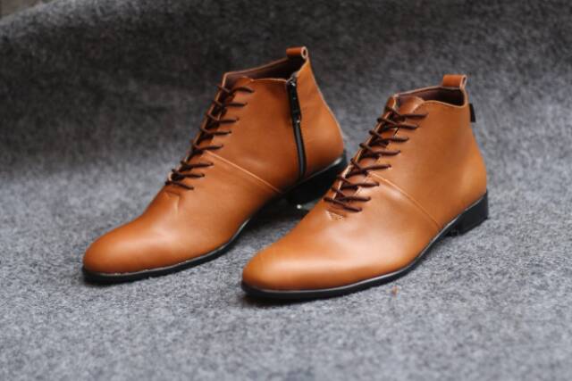 SEPATU FORMAL TINGGI SEPATU DINAS KULIT SEPATU KANTOR CEVANY WOSSLET ORIGINAL