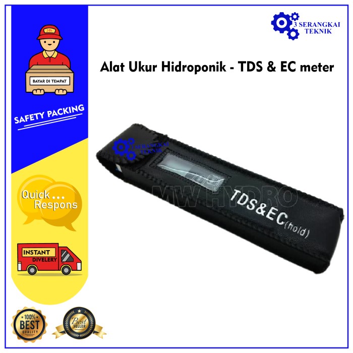 Alat Ukur Hidroponik - TDS &amp; EC meter