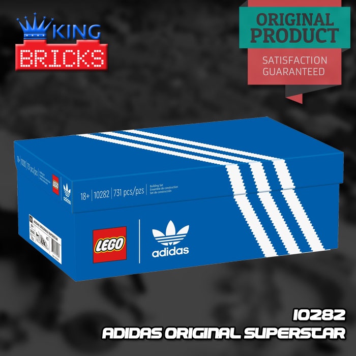 LEGO Original CREATOR EXPERT 10282 Adidas Original Superstar - Mainan Anak Koleksi Sepatu Sport
