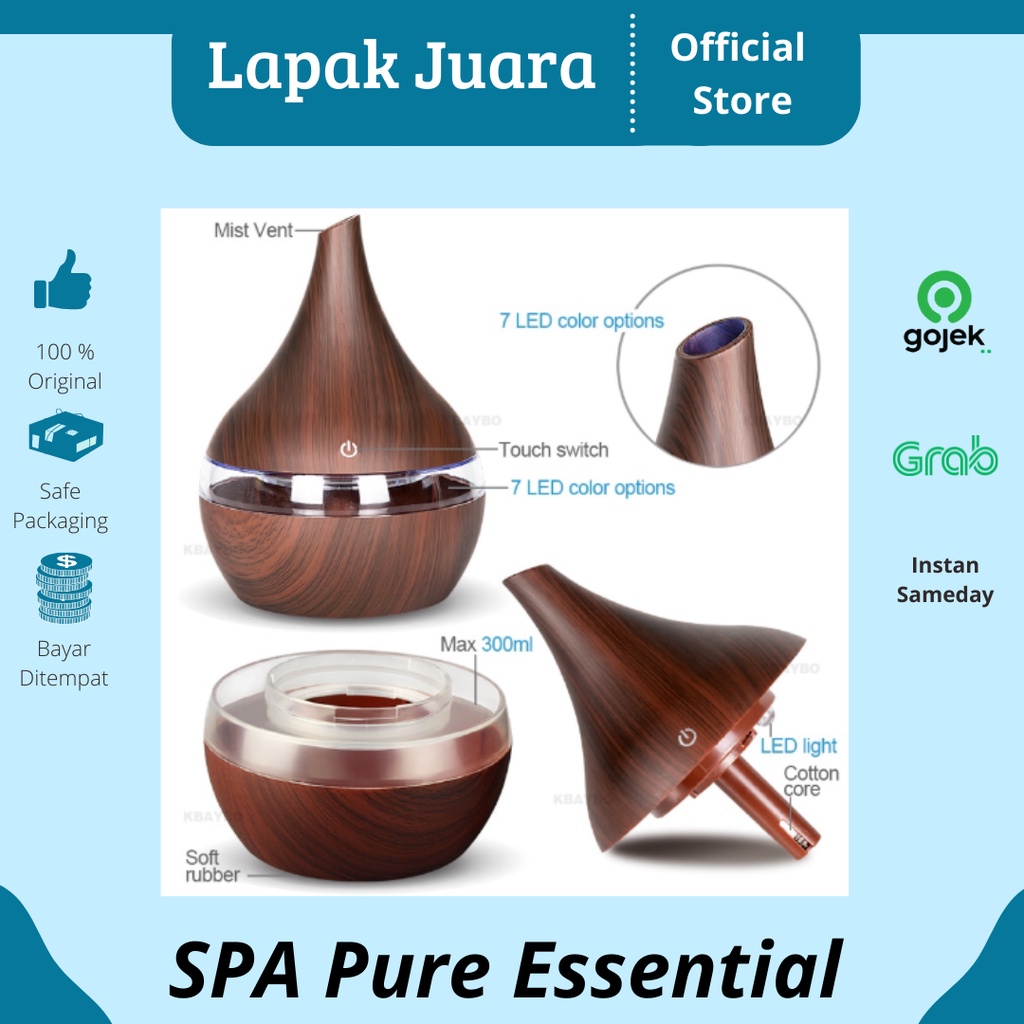 Humidifier Ultrasonic Aromatherapy Oil Diffuser Minimalist Aromaterapi Diffuser | Aromaterapi Diffus