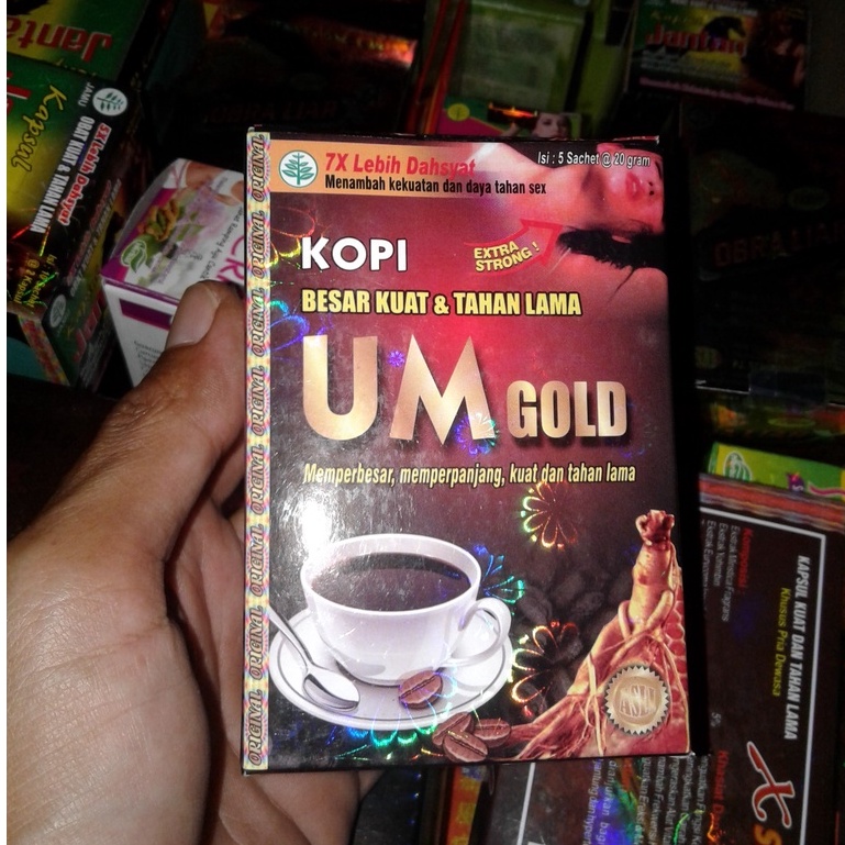 Paket 20 Box Kopi UM Gold Jamu Serbuk Obt Kuat Stamina