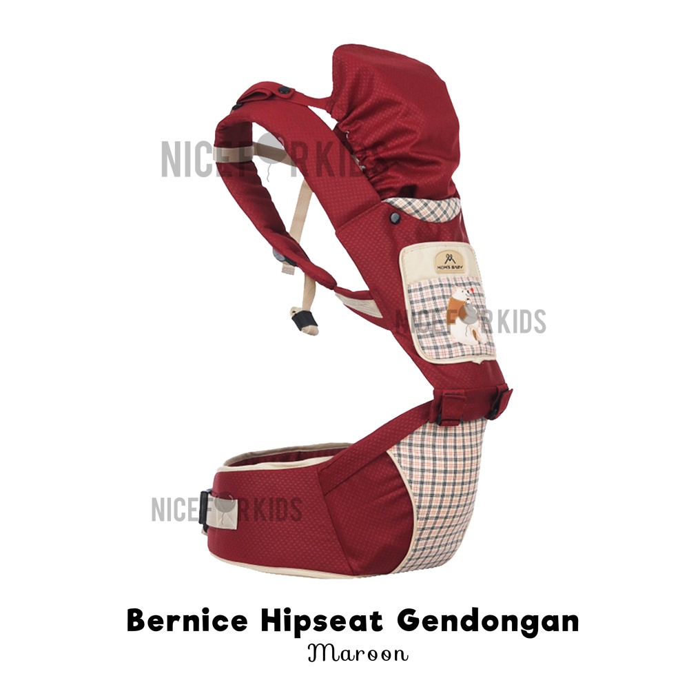 Mom's Baby Gendongan Bayi Baby Carrier Hipseat 7 in 1 Bernice Series MBG2025 / Gendongan Bayi Depan Duduk