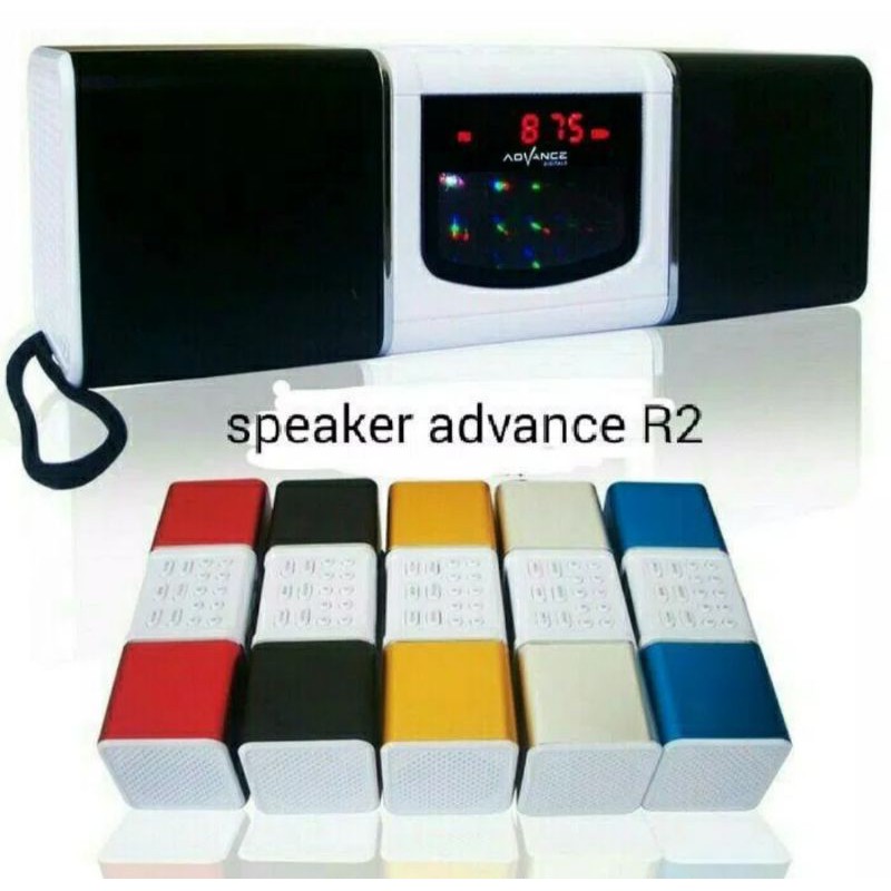 Speaker Advance R2 Suara Bass USB Cocok Untuk Murottal Alquran
