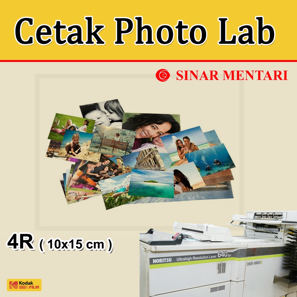 CETAK FOTO 4R HASIL LAB PROFESIONAL
