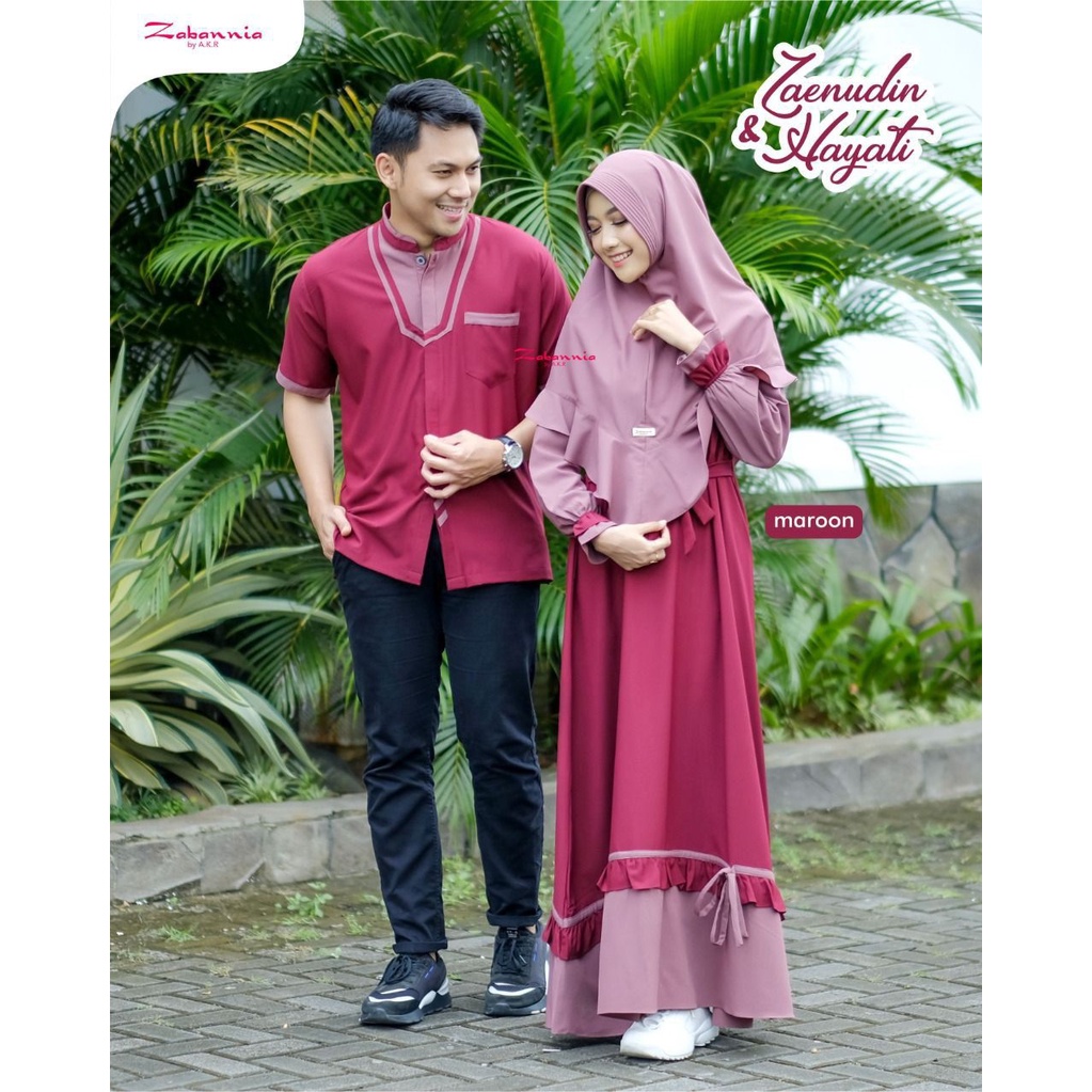 SERAGAM KELUARGA SARIMBIT FAMILY SERIES HAYATI ORIGINAL BY ZABANNIA GAMIS DRESS BAJU BUSANA MUSLIM W